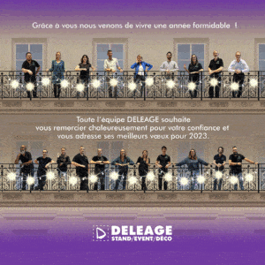 CarteVoeuxDeleage2023 carreeAnnim — En 2023 nous allons RELEVER LE DEFI !