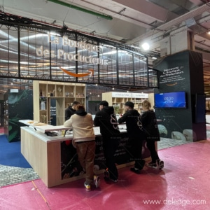 Enseigne de stand EN volume lettres polystyrène