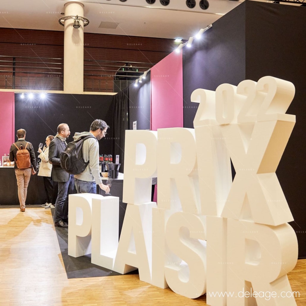 lettres-en-volume-polystyrene-au-salon-du-vin Lettres EN volume polystyrène au salon du vin