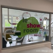 Vitrophanie — Le sublime AMENAGEMENT du Showroom de formation GRDF !