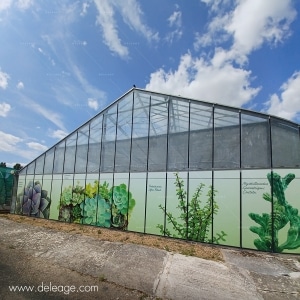 Fresque monumentale EN vitrophanie