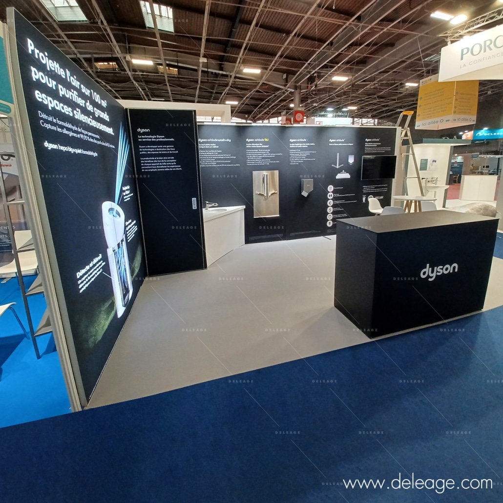 exemple-stand-expo-20m2 Exemple stand expo 20m2 — Les STANDS Dyson en LOGISTIQUE chez DELEAGE