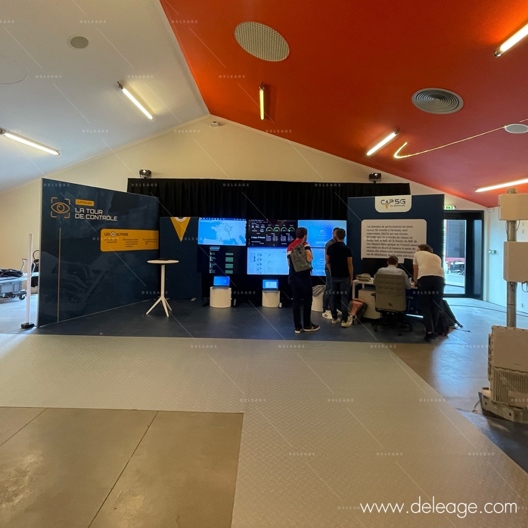 stand-hline-en-location Stand Hline EN location — INSTALLATION GENERALE du salon CAP 5G à Rouen
