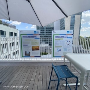 Panneau d'exposition intérieure autonome — Une EXPOSITION INAUGURALE au 7ème ciel en Rooftop