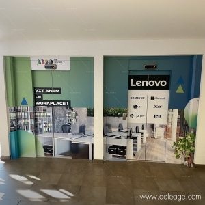 Déco ascenseur — DÉCORATION et SIGNALÉTIQUE spectaculaire chez ALSO