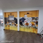 Décoration ascenseurs — La DECORATION SAISONNIERE de bureaux chez ALSO
