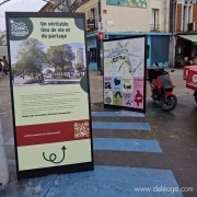 Totems pour exposition temporaire urbaine — EXPOSITION URBAINE TEMPORAIRE : la solution idéale