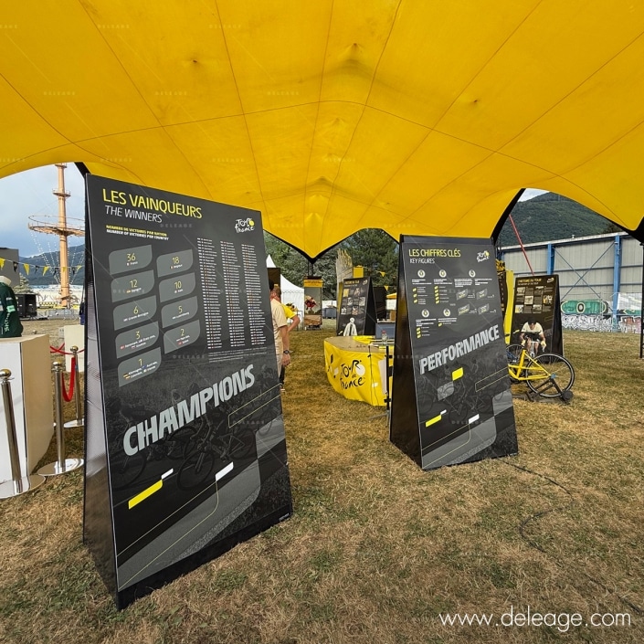 Tour de France 7 Tour de France — Le stand officiel de l’ETAPE DU TOUR 2025 (vue 7)