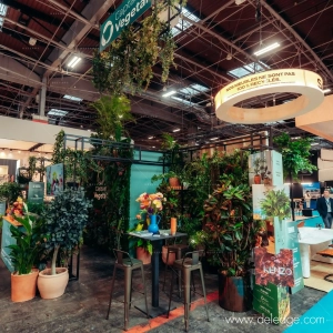 1 stand événementiel sur mesure captain végétal workspace 2026 vue ensemble